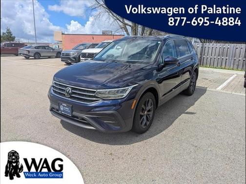 Atlantic Blue Metallic 2023 Volkswagen Tiguan 2.0T SE 4MOTION