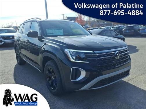 deep black pearl 2026 Volkswagen Atlas 2.0T Peak Edition