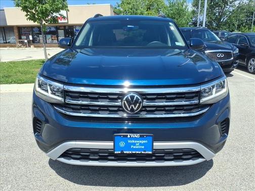 Dk. Blue 2023 Volkswagen Atlas 3.6L SE w/Technology