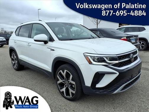 Pure White 2023 Volkswagen Taos 1.5T SEL