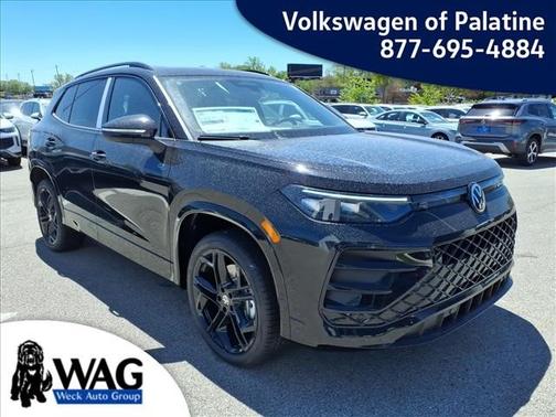 Deep Black Pearl 2t2t 2026 Volkswagen Tiguan 2.0T SE R-Line Black 4MOTION