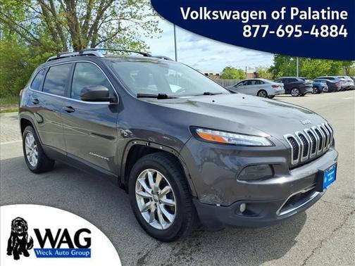 Brilliant Black Crystal Pearlcoat 2014 Jeep Cherokee Limited