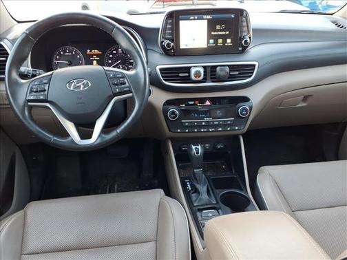 White Cream 2021 Hyundai TUCSON Ultimate