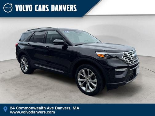 Agate Black Metallic 2022 Ford Explorer Platinum