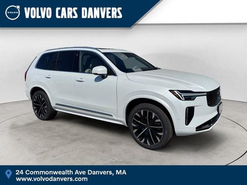 Crystal White 2026 Volvo XC90 Plug-In Hybrid T8 Plus 7-Seater