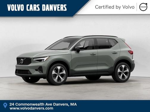 Sage Green Metallic 2023 Volvo XC40 B5 Plus Dark Theme