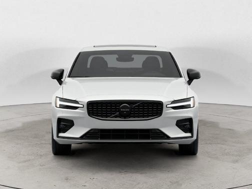 Crystal White Metallic 2024 Volvo S60 B5 Plus Black Edition