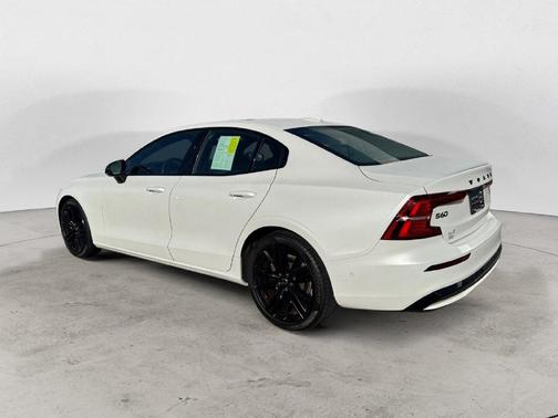 Crystal White Metallic 2024 Volvo S60 B5 Plus Black Edition