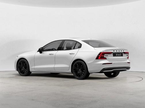 Crystal White Metallic 2024 Volvo S60 B5 Plus Black Edition
