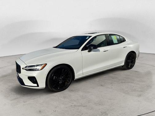 Crystal White Metallic 2024 Volvo S60 B5 Plus Black Edition