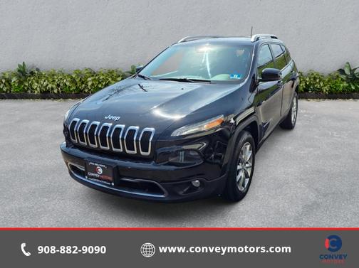 Diamond Black Crystal Pearlcoat 2018 Jeep Cherokee Limited