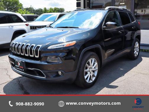 Diamond Black Crystal Pearlcoat 2018 Jeep Cherokee Limited