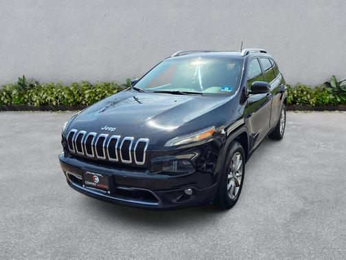 Diamond Black Crystal Pearlcoat 2018 Jeep Cherokee Limited