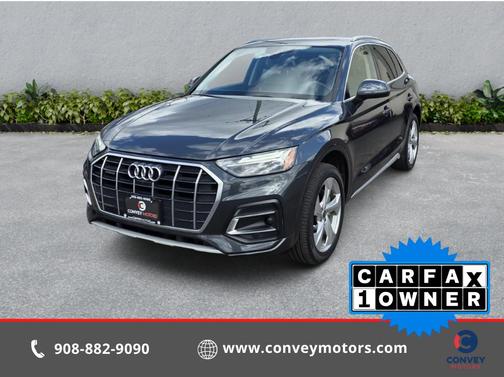 Gray Metallic 2021 Audi Q5 45 Premium Plus