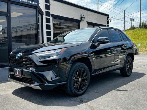 Midnight Black Metallic 2022 Toyota RAV4 Hybrid SE