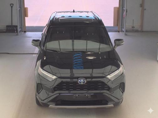 Midnight Black Metallic 2022 Toyota RAV4 Hybrid SE