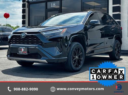 Midnight Black Metallic 2022 Toyota RAV4 Hybrid SE