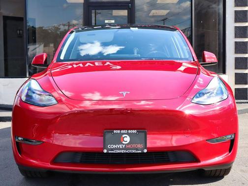 Red Multi-Coat 2023 Tesla Model Y Long Range Dual Motor All-Wheel Drive