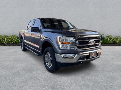 Gray 2021 Ford F-150 XLT