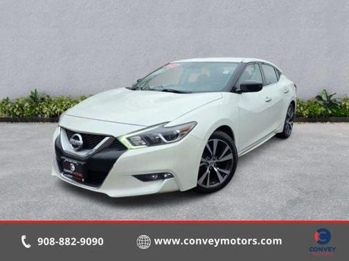 Pearl White 2017 Nissan Maxima 3.5 S