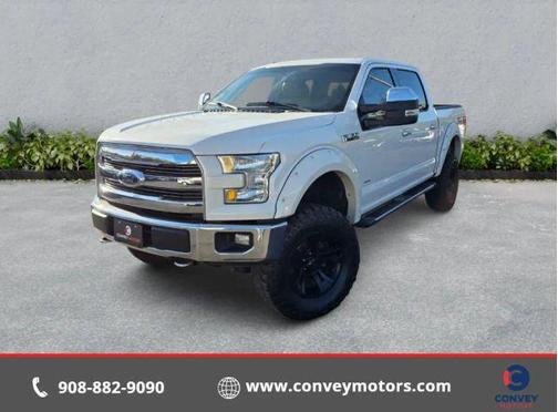 White Platinum Clearcoat Metallic 2016 Ford F-150 Lariat