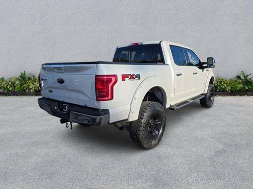 White Platinum Clearcoat Metallic 2016 Ford F-150 Lariat