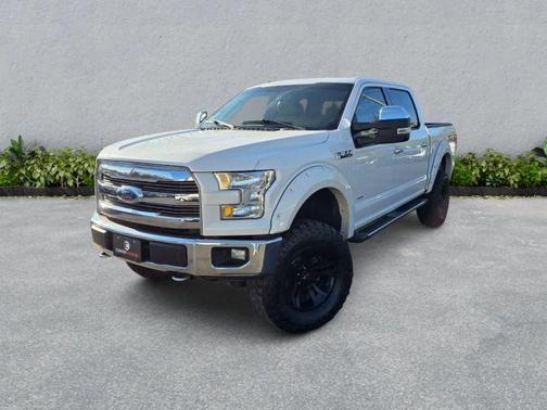 White Platinum Clearcoat Metallic 2016 Ford F-150 Lariat