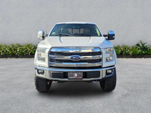 White Platinum Clearcoat Metallic 2016 Ford F-150 Lariat