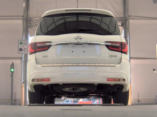 Moonstone White 2021 INFINITI QX80 Luxe
