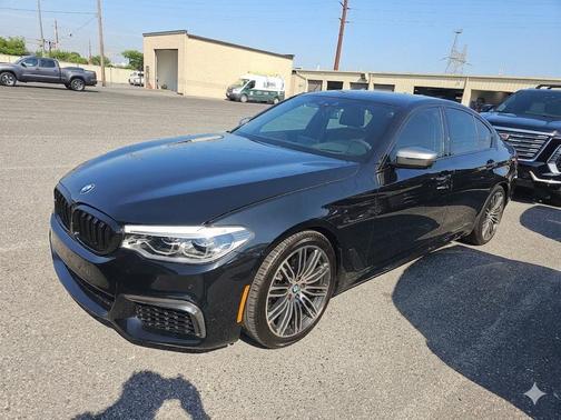 Black Sapphire Metallic 2018 BMW M550 i Xdrive