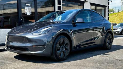 Stealth Grey 2024 Tesla Model Y Long Range Single Motor Rear-Wheel Drive
