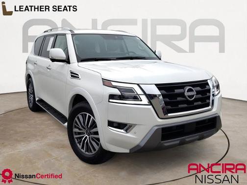 Aspen White Tricoat 2024 Nissan Armada SL