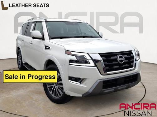 Aspen White Tricoat 2024 Nissan Armada SL