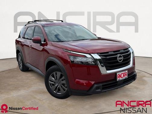 Scarlet Ember 2024 Nissan Pathfinder SV