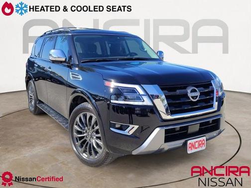 Black 2024 Nissan Armada Platinum