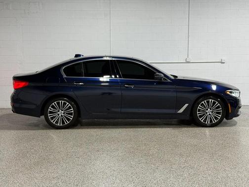 Blue 2017 BMW 540 xDrive