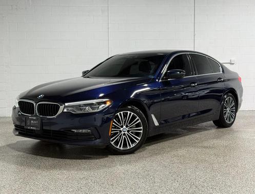 Blue 2017 BMW 540 xDrive