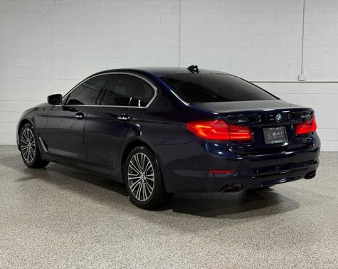 Blue 2017 BMW 540 xDrive