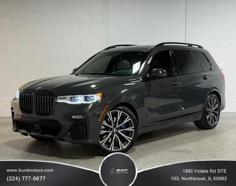 Gray 2021 BMW X7 M50i