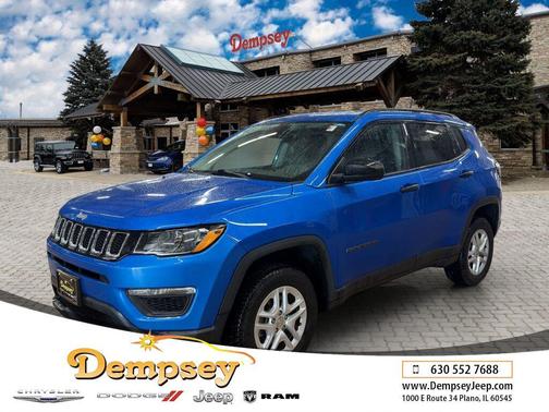Laser Blue Pearlcoat 2018 Jeep Compass Sport