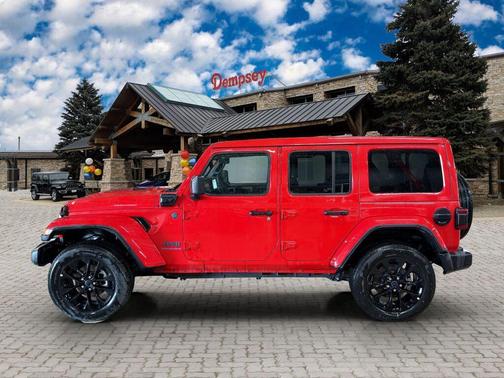 Firecracker Red Clearcoat 2025 Jeep Wrangler 4xe Sahara