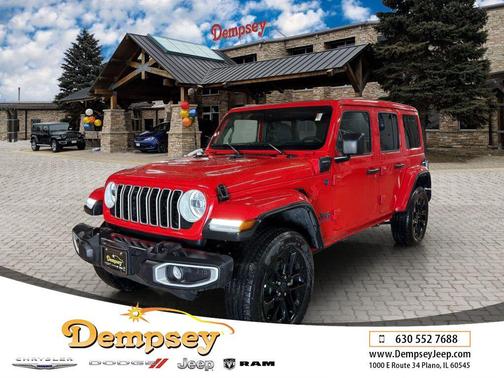 Firecracker Red Clearcoat 2025 Jeep Wrangler 4xe Sahara