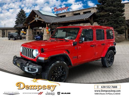 Firecracker Red Clearcoat 2025 Jeep Wrangler 4xe Sahara