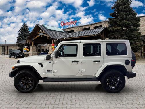 Bright White Clearcoat 2025 Jeep Wrangler 4xe Sahara