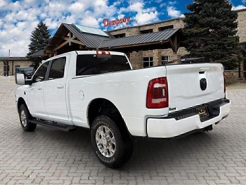 Bright White Clearcoat 2023 RAM 2500 Laramie Crew Cab 4x4 6'4' Box