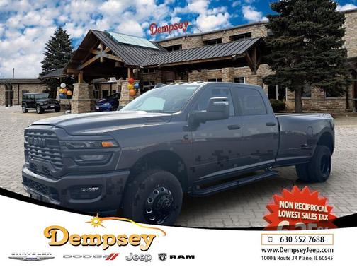 Granite Crystal Metallic Clearcoat 2026 RAM 3500 Big Horn Crew Cab 4x4 8' Box