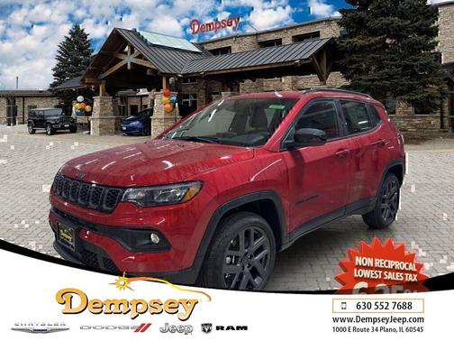 Red Hot Pearlcoat 2026 Jeep Compass Latitude