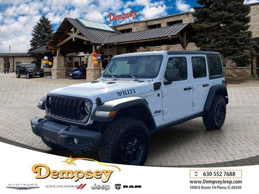 Bright White Clearcoat 2025 Jeep Wrangler 4xe Willys
