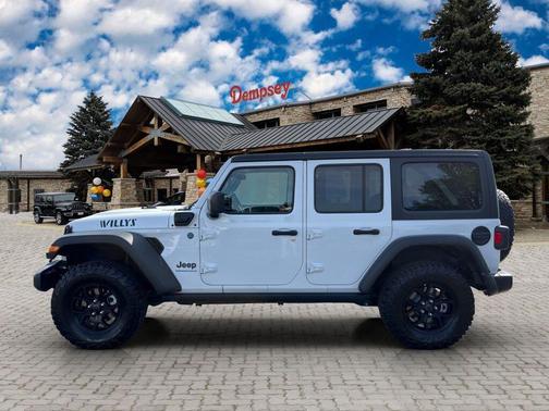 Bright White Clearcoat 2025 Jeep Wrangler 4xe Willys