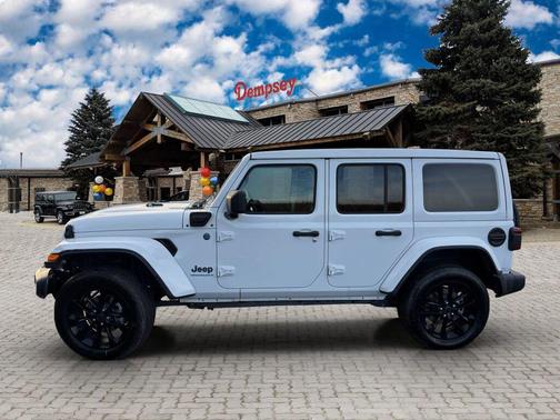 Bright White Clearcoat 2025 Jeep Wrangler 4xe Sahara